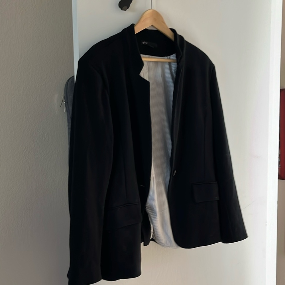 Lined black blazer